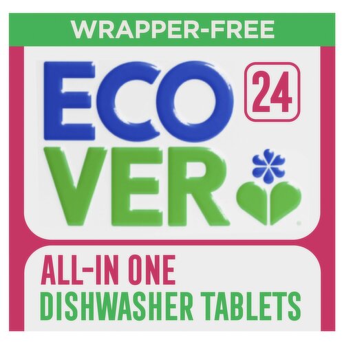 Ecover All In One Dishwasher Tablets 24 Wash (24 Piece)