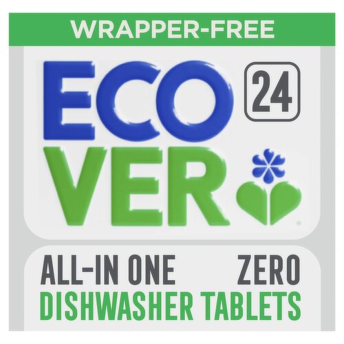 Ecover All In One Zero Dishwasher Tablet 24 Wash (24 Piece)