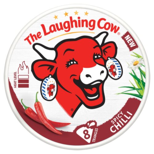 The Laughing Cow Spicy Chili Cheese Wedges 8 Pack (128 g)