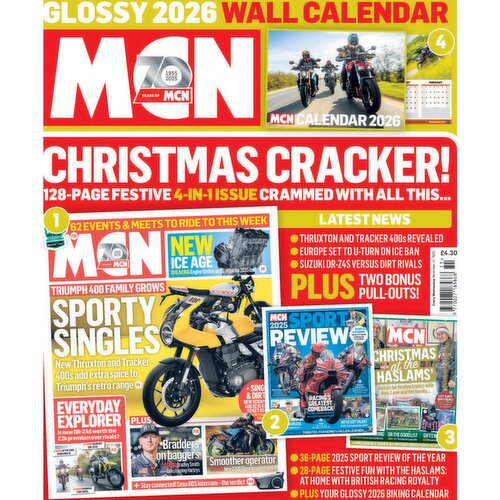 Motor Cycle News (1 Piece)