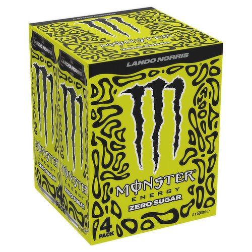 Monster Lando Norris 4 Pack Cans (500 ml)
