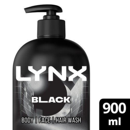 Lynx Black 3 in 1 Shower Gel (900 ml)