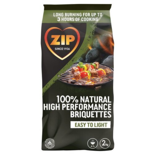 ZIP Charcoal Briquettes (2 kg)