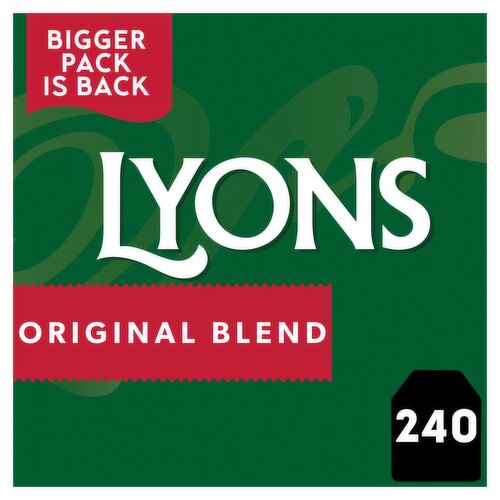 Lyons Original Blend Tea Bags 240 Pack (696 g)