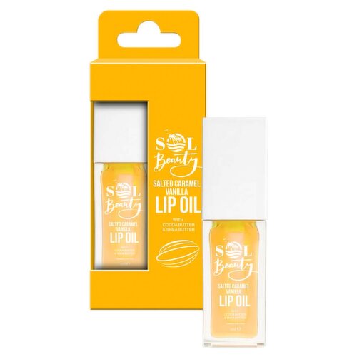 Sol Beauty Salted Caramel Vanilla Lip Oil (3 g)