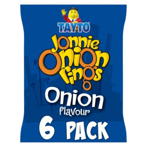 Tayto Jonnie Onion Rings Snacks 6 Pack (28 g)