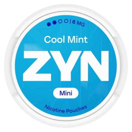 Zyn Cool Mint Nicotine Pouches 6mg 20 Pack (20 Piece)