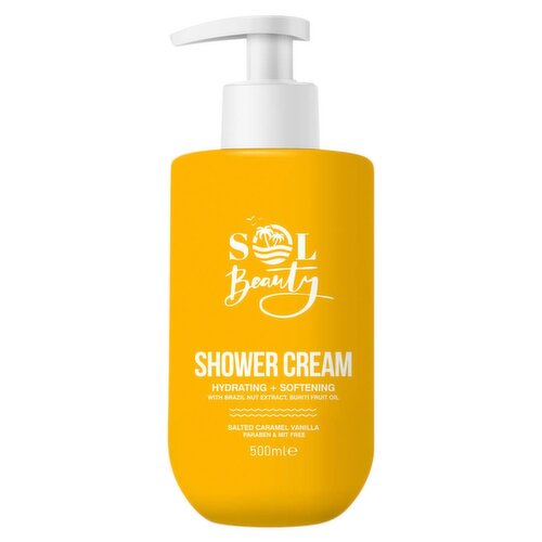 Sol Beauty Salted Caramel Vanilla Shower Cream (500 ml)