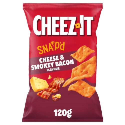 Cheez-It Cheese & Smokey Bacon Snap'd Snacks (120 g)