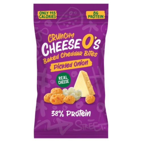 Cheese O's Crunchy Pickled Onion Baked Cheddar Bites (20 g)