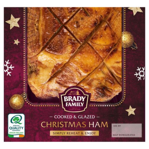 Brady Family Cooked & Glazed Christmas Ham (1.75 kg)