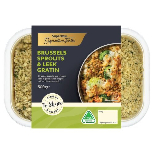 SuperValu Signature Tastes Brussell Sprouts & Leek Gratin (500 g)
