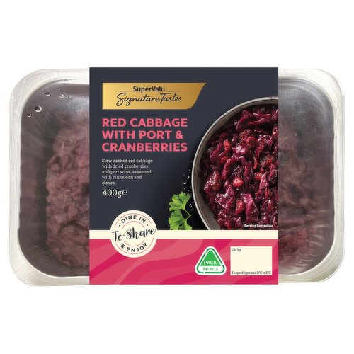 SuperValu Signature Tastes Red Cabbage with Port & Cranberries (400 g)