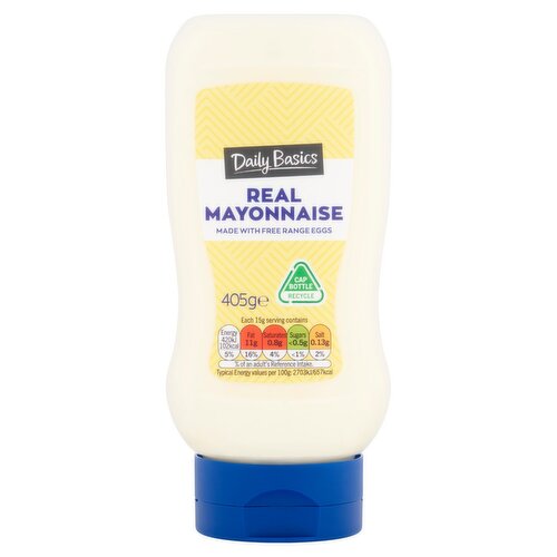 Daily Basics Real Mayonnaise Squeezy (405 g)