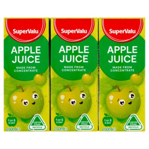 SuperValu Apple Juice 6 Pack (200 ml)