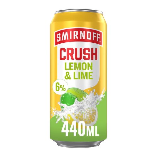 Smirnoff Crush Lemon & Lime Can (440 ml)