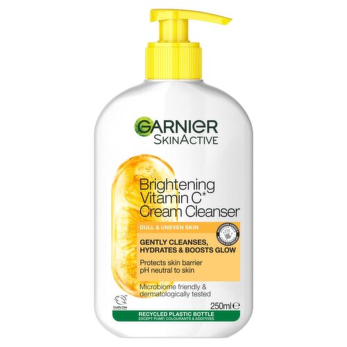 Garnier Skin Active Brightening Vitamin C Cream Cleanser (250 ml)