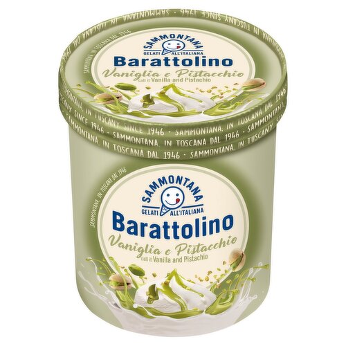 Sammontana Vanilla & Pistachio Gelato Tub (500 g)