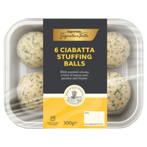 SuperValu Signature Tastes Ciabatta Stuffing Balls with Parsley & Thyme (300 g)