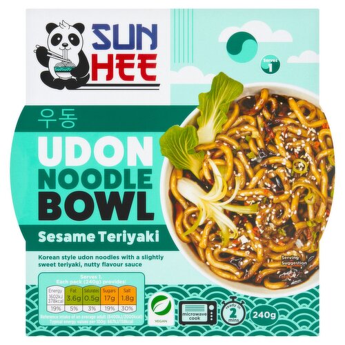 Sun Hee Sesame Teriyaki Udon Noodle Bowl (240 g)