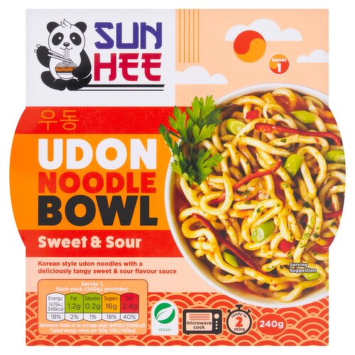 Sun Hee Sweet & Sour Udon Noodle Bowl (240 g)