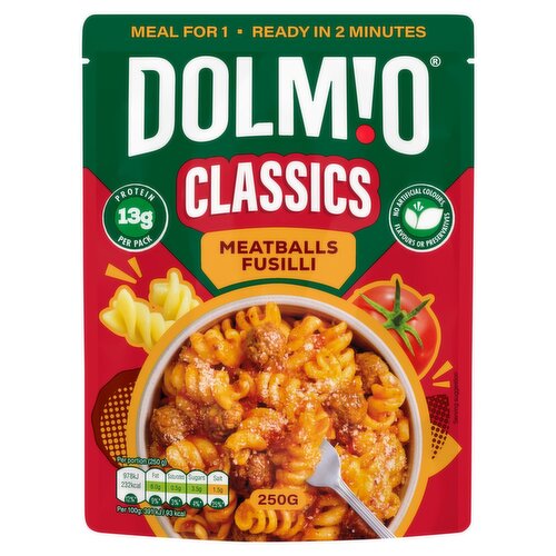 Dolmio Classics Meatballs Fusilli (250 g)