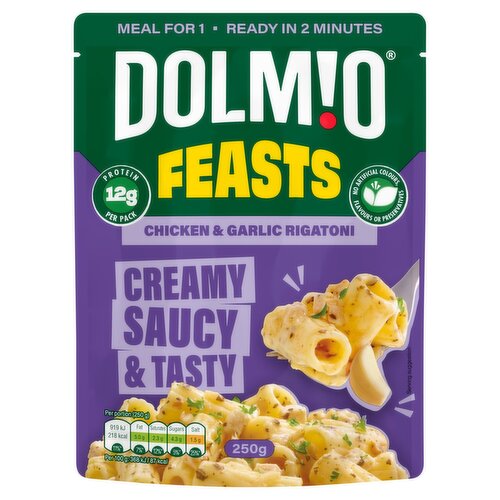 Dolmio Feasts Chicken & Garlic Rigatoni (250 g)
