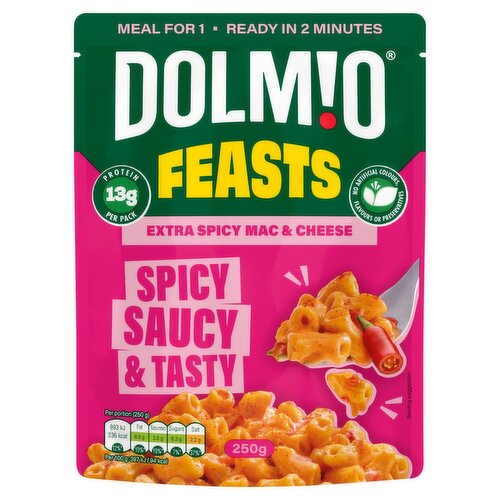 Dolmio Feasts Extra Spicy Mac & Cheese (250 g)