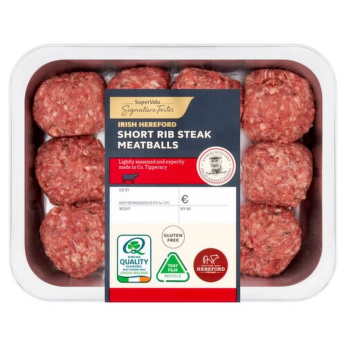 SuperValu Signature Tastes Irish Hereford Short Rib Beef Steak Meatballs (400 g)