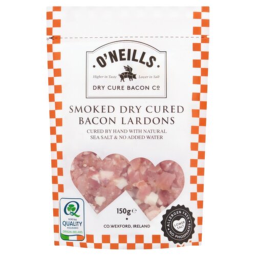 ONeills Dry Cure Bacon Co Smoked Dry Cured Bacon Lardons (150 g)