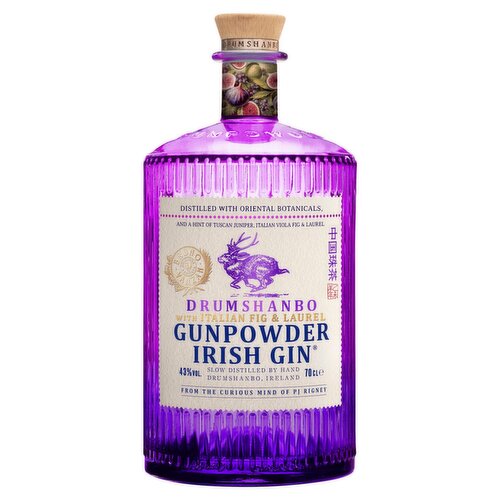 Drumshanbo Gunpowder Italian Fig & Laurel Irish Gin (70 cl)