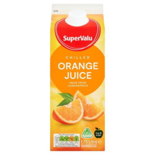 SuperValu Chilled Orange Juice From Concentrate (1.75 L)