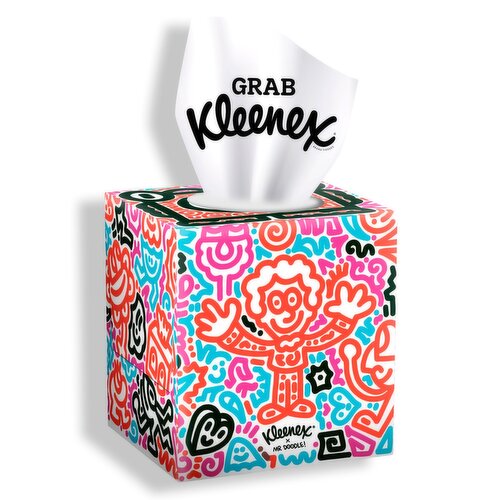 Kleenex Mr Doodle Limited Edition Cube Tissues (56 Sheets)
