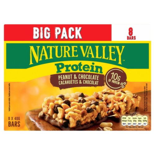 Nature Valley Peanut & Chocolate Protein Bars 8 Pack (40 g)