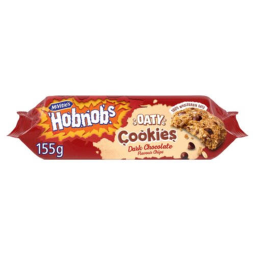 McVitie's Hobnobs Oaty Cookies Dark Chocolate Flavour (155 g)