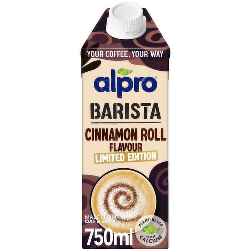 Alpro Barista Cinnamon Roll Dairy Free Drink (750 ml)