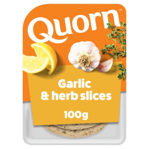 Quorn Garlic & Herb Vegetarian Slices (100 g)