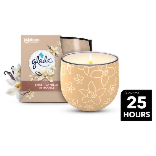 Glade Sheer Vanilla Blossom Candle (108 g)
