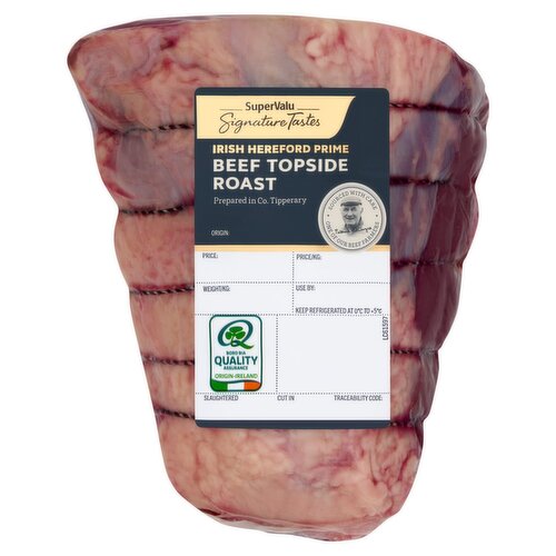 SuperValu Signature Tastes Irish Hereford Prime Beef Topside Roast 1-1.3kg (1 kg)