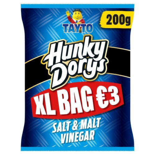 Tayto Hunky Dorys Salt & Malt Vinegar XL Bag (200 g)