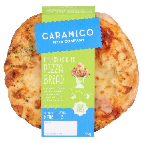 Caramico Cheesy Garlic Pizza Bread (165 g)