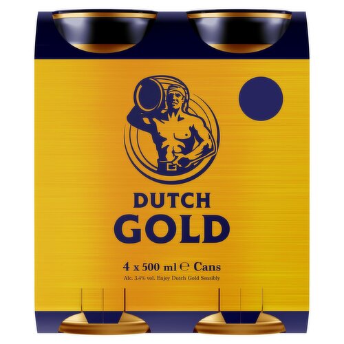 Dutch Gold Beer Can 6 Pack (500 ml)