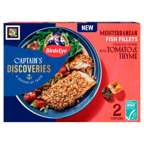 Birds Eye Captain's Discoveries Mediterranean Tomato & Thyme Fish Fillets (220 g)