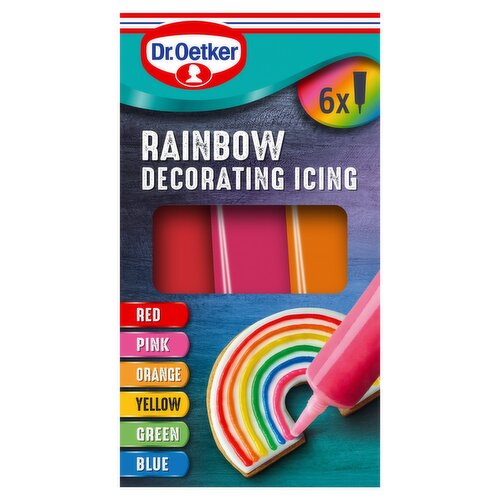 Dr.Oetker Rainbow Decorating Icing 6 Pack (17 g)