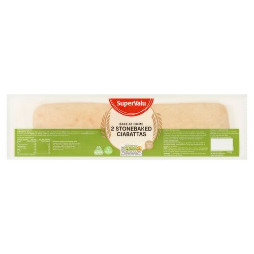 SuperValu Part Baked Ciabattas 2 Pack (250 g)