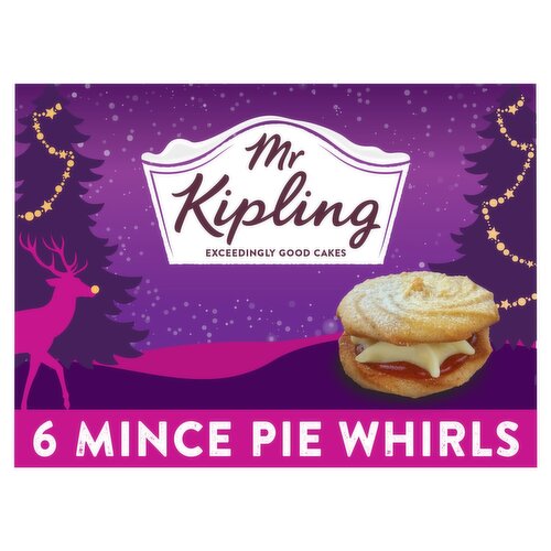 Mr Kipling Mince Pie Whirls 6 Pack (169 g)