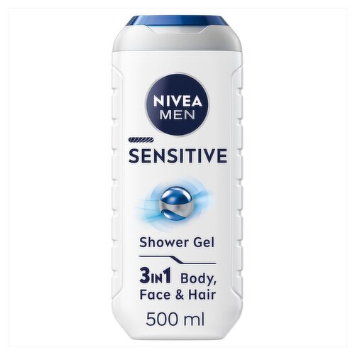 Nivea Men Sensitive 3in1 Shower Gel (500 ml)