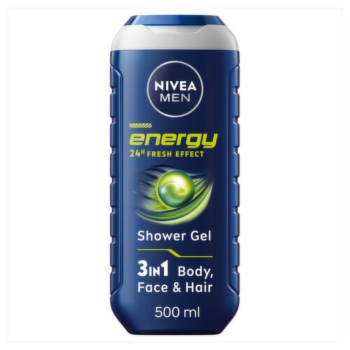 Nivea Men Energy 3in1 Shower Gel (500 ml)