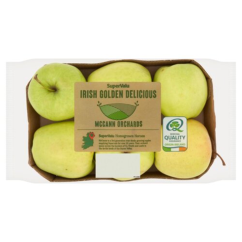 SuperValu Irish Golden Delicious Apples Tray (6 Piece)