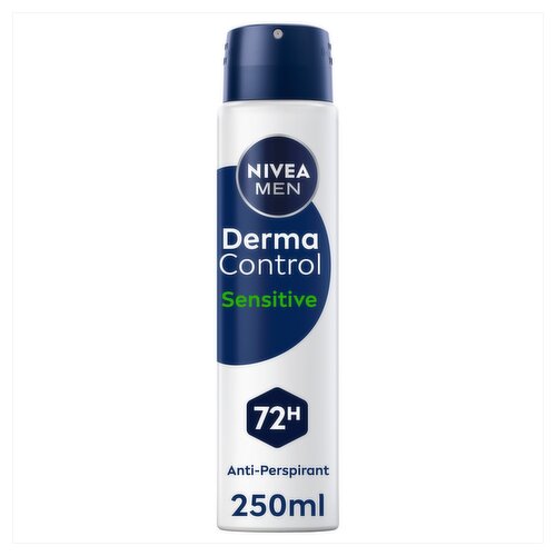 Nivea Men Derma Control Sensitive 72H Anti-Perspirant Spray (250 ml)